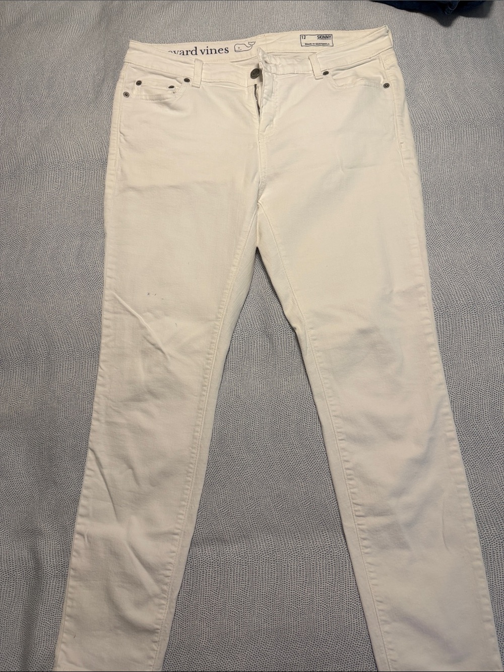 Vineyard Vines Cream/White Skinny Jeans